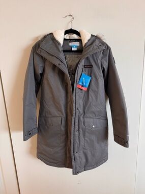 Columbia Women's Suttle Mountain Long Insulated Jacket, City Grey, Small - NWT